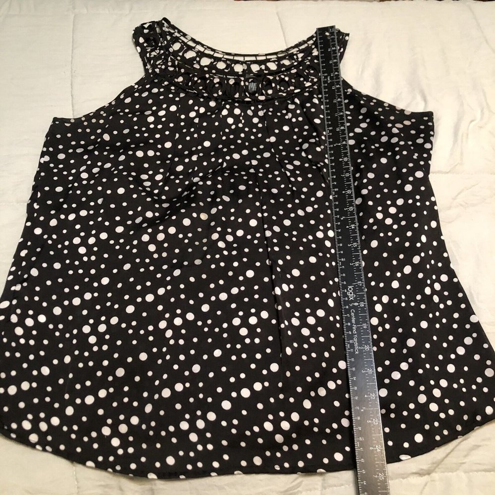 new direction womens sleeveless tank cut out neck design petite size PL - Picture 6 of 9